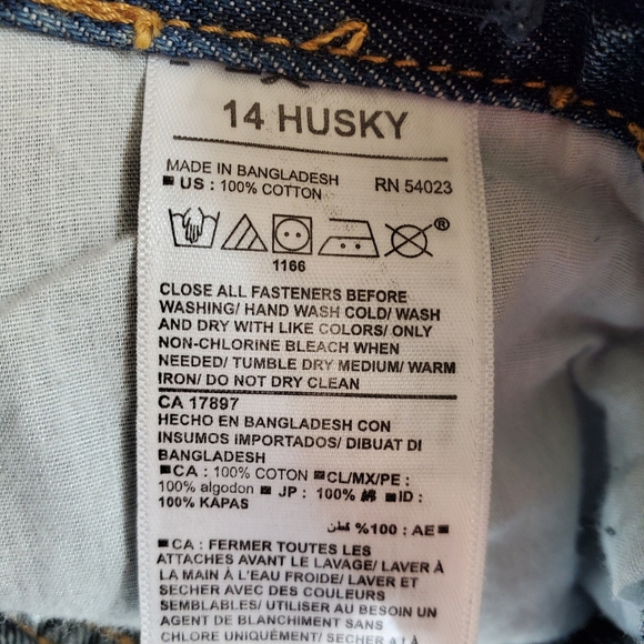 NEW Old Navy Straight Leg Husky Dark Denim Jeans - Picture 6 of 7